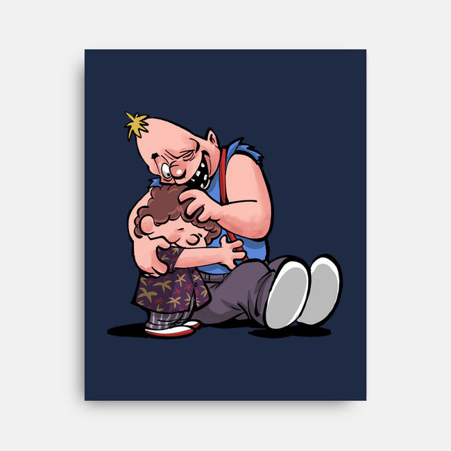 Sloth And Chunk-None-Stretched-Canvas-zascanauta