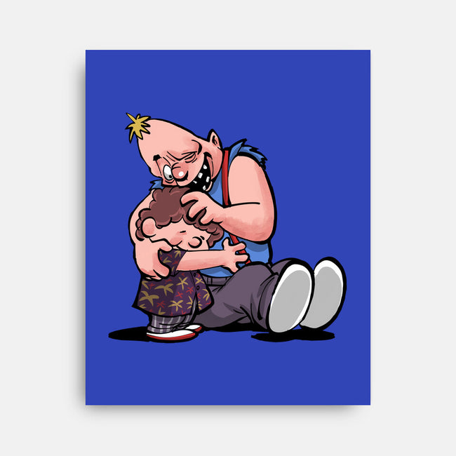 Sloth And Chunk-None-Stretched-Canvas-zascanauta
