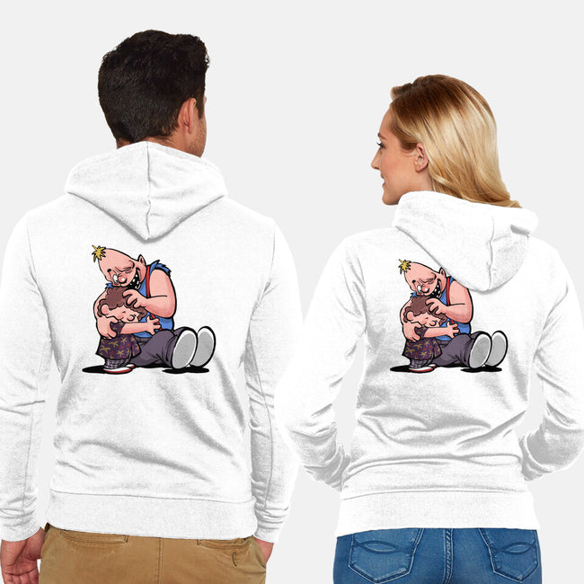 Sloth And Chunk-Unisex-Zip-Up-Sweatshirt-zascanauta