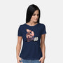 Sloth And Chunk-Womens-Basic-Tee-zascanauta