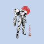 Bounty Huntress Sumi-e-Womens-Fitted-Tee-Astrobot Invention