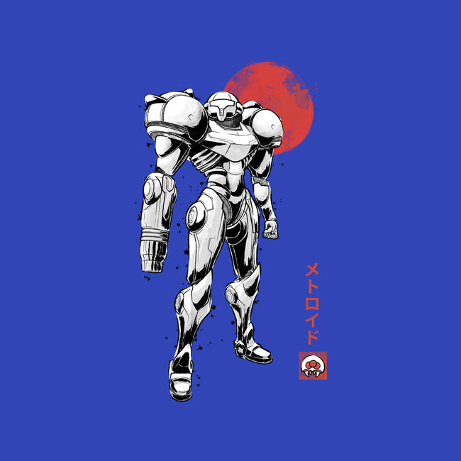 Bounty Huntress Sumi-e-Womens-Fitted-Tee-Astrobot Invention