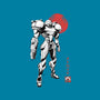 Bounty Huntress Sumi-e-Womens-Fitted-Tee-Astrobot Invention