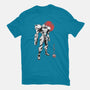 Bounty Huntress Sumi-e-Womens-Fitted-Tee-Astrobot Invention