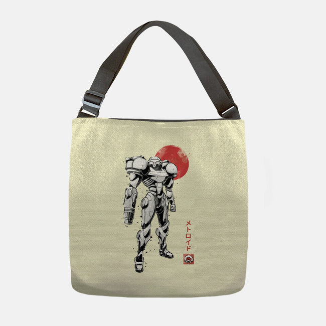 Bounty Huntress Sumi-e-None-Adjustable Tote-Bag-Astrobot Invention