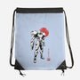 Bounty Huntress Sumi-e-None-Drawstring-Bag-Astrobot Invention