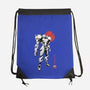Bounty Huntress Sumi-e-None-Drawstring-Bag-Astrobot Invention