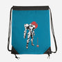 Bounty Huntress Sumi-e-None-Drawstring-Bag-Astrobot Invention