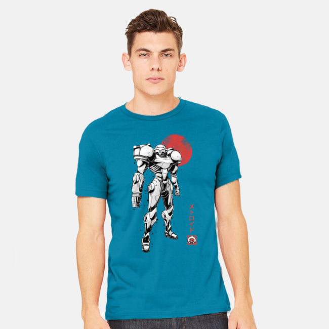 Bounty Huntress Sumi-e-Mens-Heavyweight-Tee-Astrobot Invention