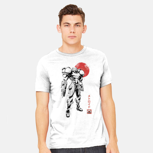 Bounty Huntress Sumi-e-Mens-Heavyweight-Tee-Astrobot Invention