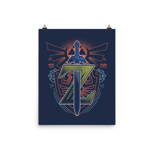 Neon Lineart Legendary Emblem