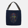 Neon Lineart Legendary Emblem-None-Adjustable Tote-Bag-Astrobot Invention