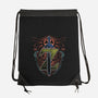 Neon Lineart Legendary Emblem-None-Drawstring-Bag-Astrobot Invention