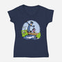 Villtrumite Bridge-Womens-V-Neck-Tee-joerawks
