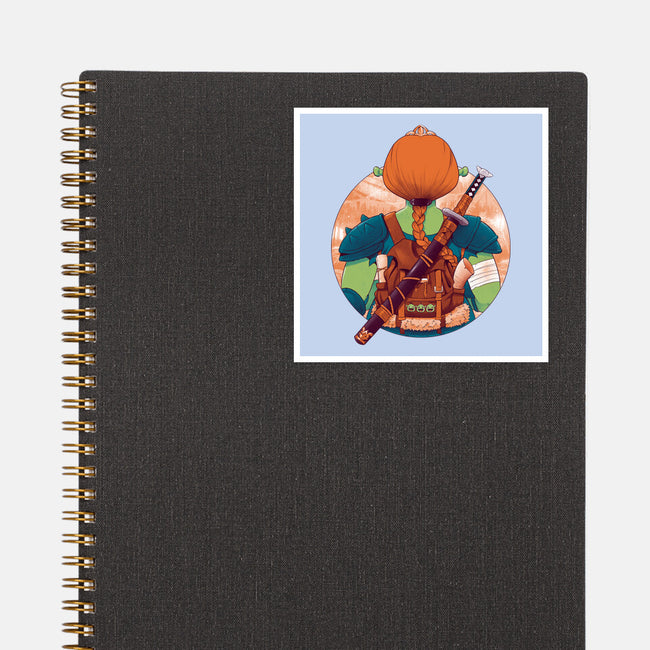Autumn Swamp-None-Glossy-Sticker-Bruno Mota