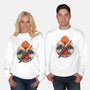 Autumn Swamp-Unisex-Crew Neck-Sweatshirt-Bruno Mota