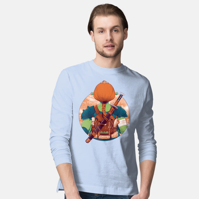 Autumn Swamp-Mens-Long Sleeved-Tee-Bruno Mota