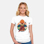 Autumn Swamp-Womens-Fitted-Tee-Bruno Mota
