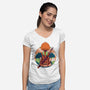 Autumn Swamp-Womens-V-Neck-Tee-Bruno Mota