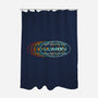 Retro Industry-None-Polyester-Shower Curtain-rocketman_art