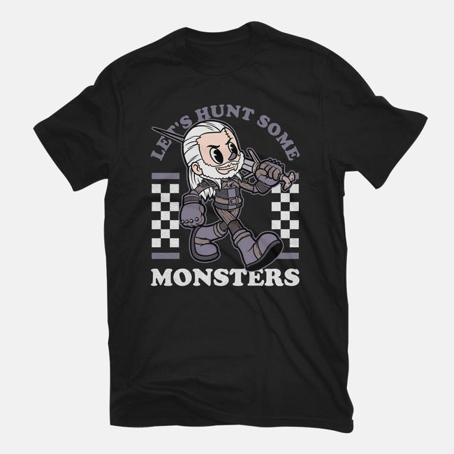 Game Mascot Wizard Hunter-Mens-Heavyweight-Tee-Studio Mootant