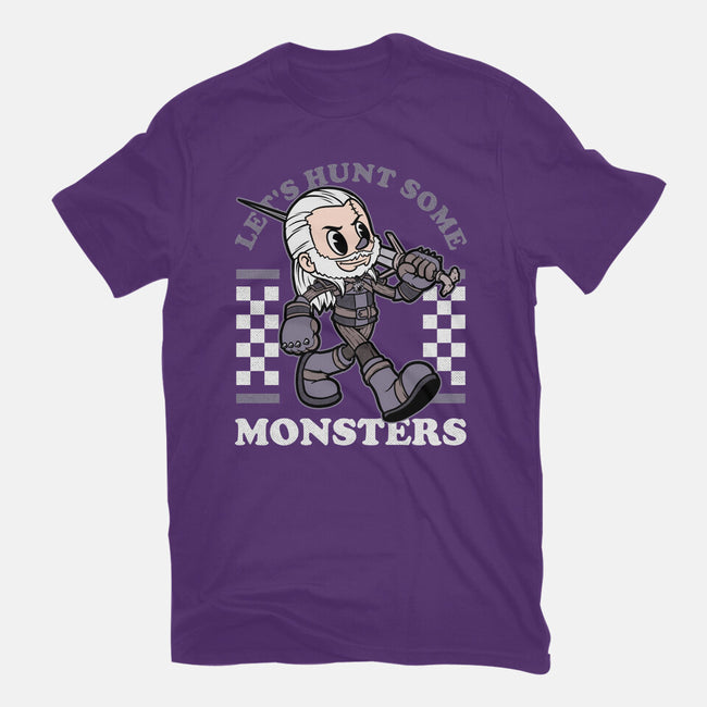Game Mascot Wizard Hunter-Womens-Fitted-Tee-Studio Mootant