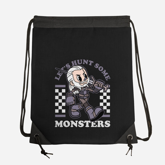 Game Mascot Wizard Hunter-None-Drawstring-Bag-Studio Mootant