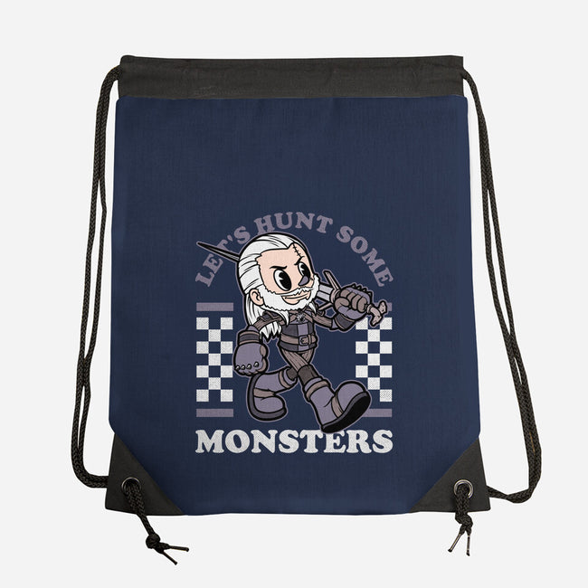 Game Mascot Wizard Hunter-None-Drawstring-Bag-Studio Mootant