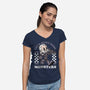 Game Mascot Wizard Hunter-Womens-V-Neck-Tee-Studio Mootant