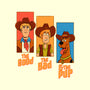 The Good The Bad And The Pup-Unisex-Kitchen-Apron-P1yu5h