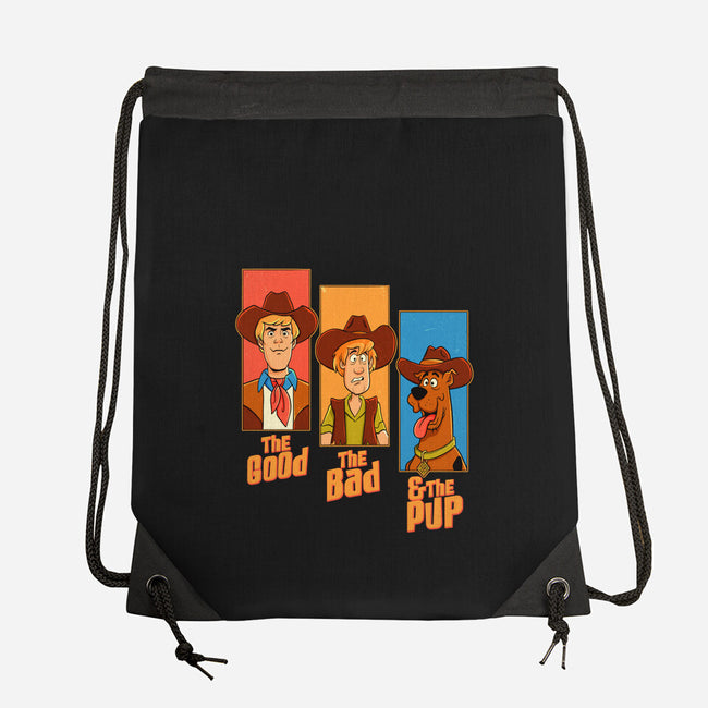 The Good The Bad And The Pup-None-Drawstring-Bag-P1yu5h