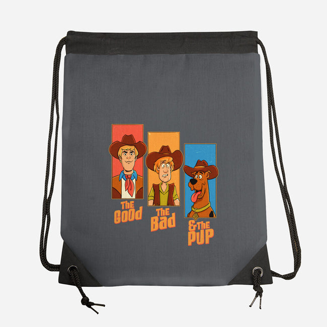 The Good The Bad And The Pup-None-Drawstring-Bag-P1yu5h