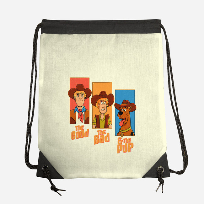 The Good The Bad And The Pup-None-Drawstring-Bag-P1yu5h