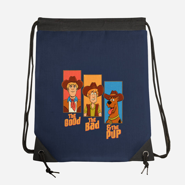 The Good The Bad And The Pup-None-Drawstring-Bag-P1yu5h