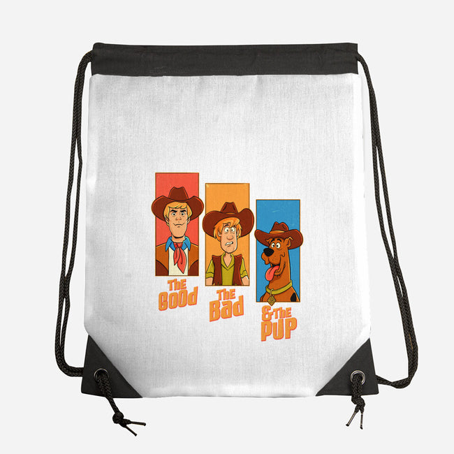 The Good The Bad And The Pup-None-Drawstring-Bag-P1yu5h