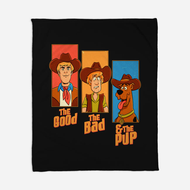 The Good The Bad And The Pup-None-Fleece-Blanket-P1yu5h