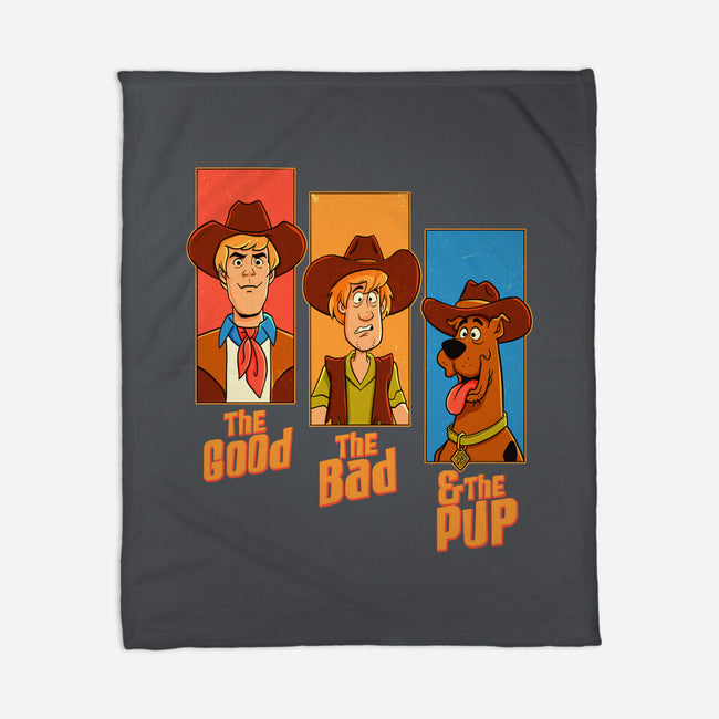 The Good The Bad And The Pup-None-Fleece-Blanket-P1yu5h