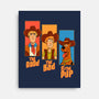 The Good The Bad And The Pup-None-Stretched-Canvas-P1yu5h