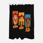 The Good The Bad And The Pup-None-Polyester-Shower Curtain-P1yu5h