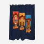 The Good The Bad And The Pup-None-Polyester-Shower Curtain-P1yu5h