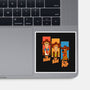 The Good The Bad And The Pup-None-Glossy-Sticker-P1yu5h