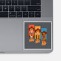 The Good The Bad And The Pup-None-Glossy-Sticker-P1yu5h