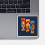 The Good The Bad And The Pup-None-Glossy-Sticker-P1yu5h