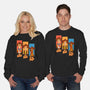 The Good The Bad And The Pup-Unisex-Crew Neck-Sweatshirt-P1yu5h
