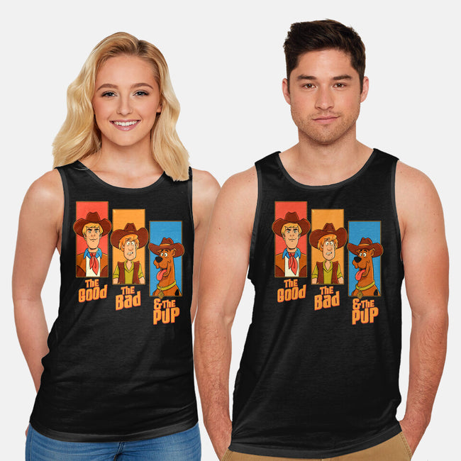 The Good The Bad And The Pup-Unisex-Basic-Tank-P1yu5h