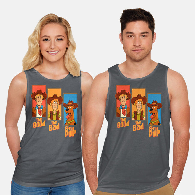 The Good The Bad And The Pup-Unisex-Basic-Tank-P1yu5h