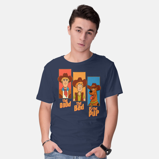 The Good The Bad And The Pup-Mens-Basic-Tee-P1yu5h