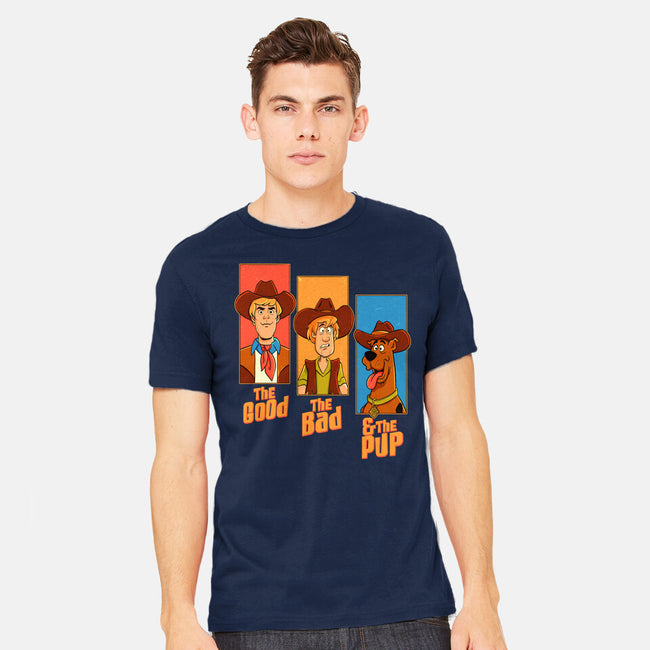 The Good The Bad And The Pup-Mens-Heavyweight-Tee-P1yu5h