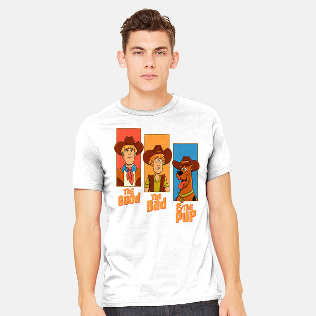 The Good The Bad And The Pup-Mens-Heavyweight-Tee-P1yu5h