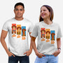 The Good The Bad And The Pup-Unisex-Basic-Tee-P1yu5h